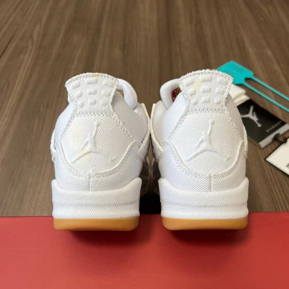 Air jordan 4retro levis white main image 5